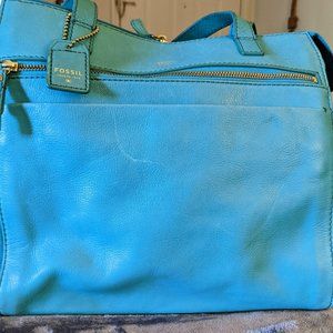 Fossil leather purse